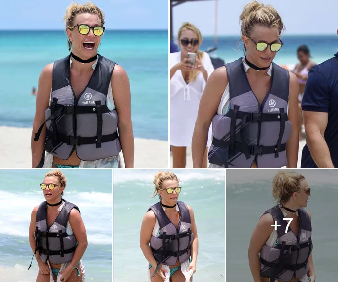 Britney Spears Makes a Splash in Miami Riding Jetski in a Bikini